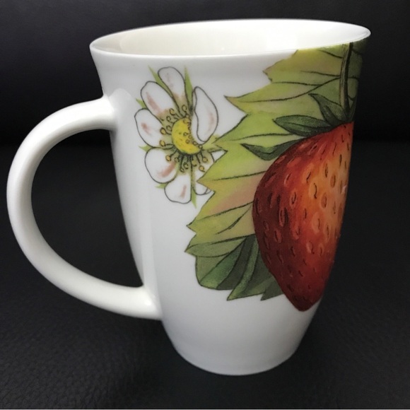 Rare ! Portmeirion mug 400 ml NEW Strawberry Blossom Eden Fruit - Picture 4 of 6